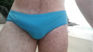 Walking on the beach