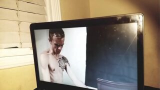 dude busting a fat load