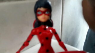 Ladybug figure cumshot