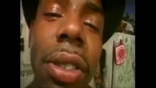 Black Fuckbuddy Jerks His Big Dick