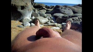 masturbation a la plage