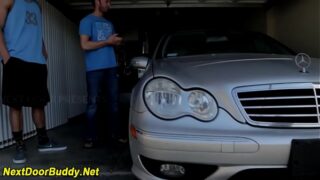 Muscly jock gets facial