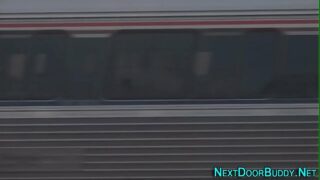 Ripped jock face spunked