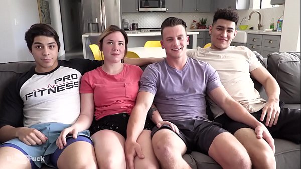 TEEN ORGY – big cock splits holes and 1st time rimming! 30 min
