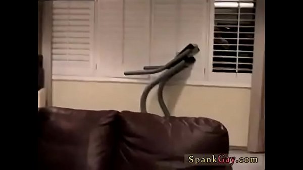Boy stripped spanked art and hard on during male spanking video gay