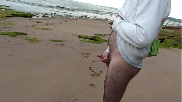 A Quick Wank On The Beach