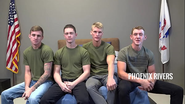 Savage Military Foursome Bareback Fuck Each Other – ActiveDuty