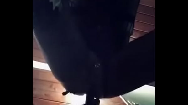 Chastity Sissy Dripping Out Of Cage Riding BBC Dildo