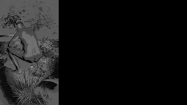 Corona sit-down on nudist beach