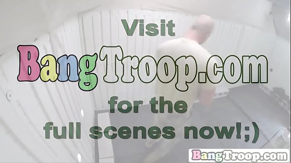 Good looking military guys went all pacifist firing loaded meatguns