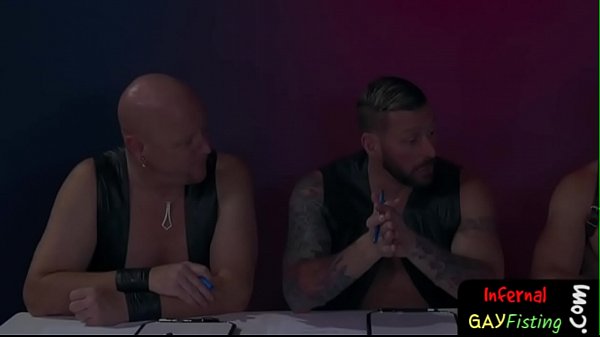 Anally fisted subs punished by masters