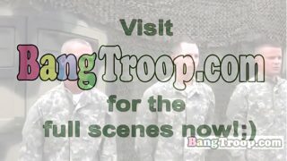 Delicious dick pleasuring young soldier