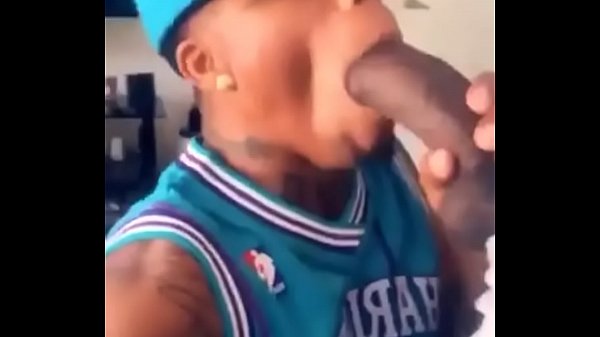 Masculine bottom sucking a fat, thick dick