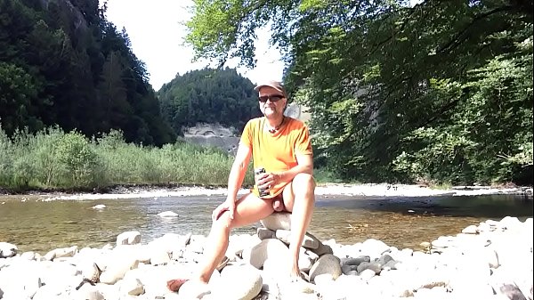 nudist taking it easy