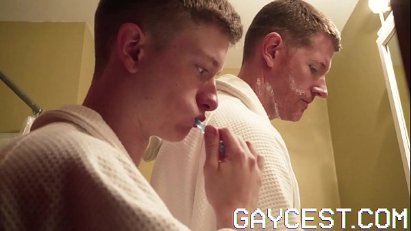 GAYCEST – Young twink blows before getting barebacked in the sauna
