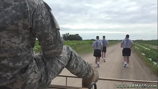 Male physical military exam with cum shot and straight body builders